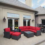 Cabo Wicker Sectional