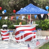 Outdoor Patriotic Bar Set