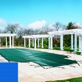 Grecian with Step Safety Cover - Blue Solid