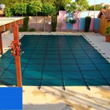 Rectangle Safety Cover - Blue Solid