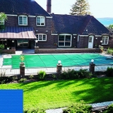 Rectangle with Step Safety Cover - Blue Solid