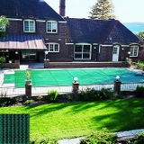 Rectangle with Step Safety Cover - Green Mesh