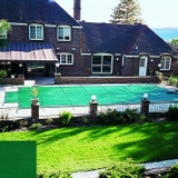 Rectangle with Step Safety Cover - Green Solid