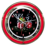 Sitting On Seven Wall Clock