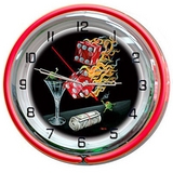 Shooting The Wad Wall Clock