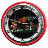Praying For Seven Wall Clock