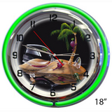Lost In Paradise Wall Clock