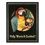 Polly Wants A Cocktail Wall Art