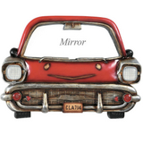 Red Car with Mirror Wall Art