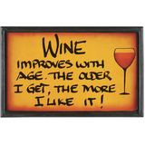 Wine Improves with Age Wall Art