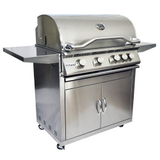4 Burner Grill and Cart