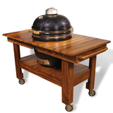 Acacia Wood Grill Cart