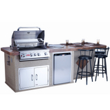 Culinary-Q Grill Island - Stucco