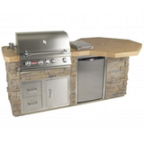 Octi-Q Grill Island - Stone