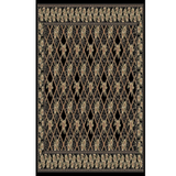 Spectacular Black Rectangular Rug (61