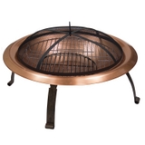 Copper Wood Burning Fire Pit