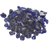 Dark Blue Fire Glass