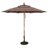 9' Quad Pulley Lift Umbrella