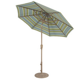 7.5' Push Button Tilt Aluminum Umbrella