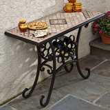 Basilica Marble Mosaic Wine Console