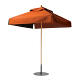 Cafe Basta Sole Wood Umbrella