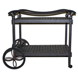 Cast Aluminum Tea Cart