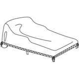 Double Chaise Lounge Water Resistant Cover