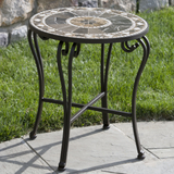 Galileo Marble Mosaic Side Table
