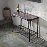 Macchiato Marble Mosaic Hex Sideboard