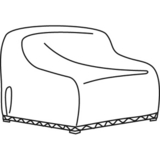 Wicker Loveseat Water Resistant Cover