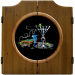 Pool Shark II Dart Board & Cabinet