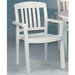 Atlantic Classic Armchair White - 4 Pack
