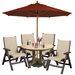 Belize Sling Chair Bronze Mist - 2 Pack