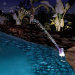 Color Cascade Waterfall Fountain