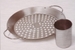 Stainless Steel Convertible Wok & Poultry Roasting Rack