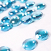 Aqua Blue Luster Fire Beads