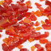 Orange Fire Glass