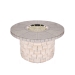 Tile Top / Stone Base Custom Fire Pit
