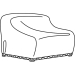 Loveseat Glider Water Resistant Cover