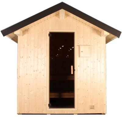 3 Person Outdoor Sauna by Saunatec